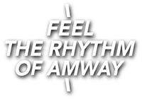 FEEL THE RHYTHM OF AMWAY 로고