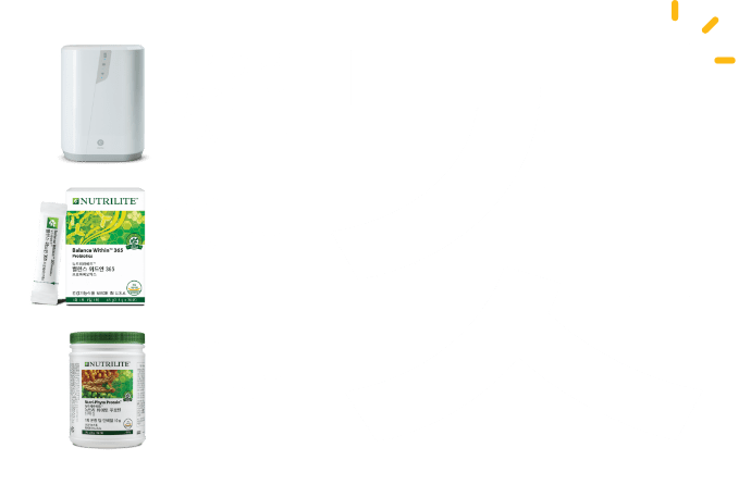 매일 아침 좋은 물을 마신다는 것 / 좋은 유산균을 먹는다는 것 / 좋은 단백질을 먹는다는 것