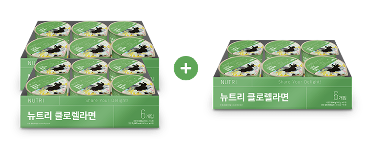 뉴트리 클로렐라면 제품 이미지