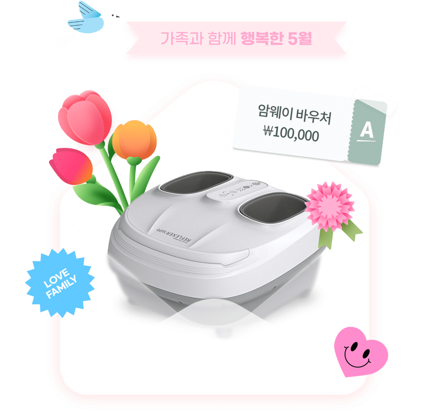 가족과 함께 행복한 5월 / 암웨이 바우처 100,000 / 리플렉서 1699 1대 제품 이미지