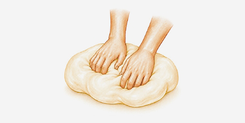 반죽하는 이미지
