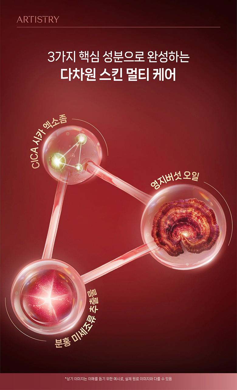 3가지 핵심 성분으로 완성하는 다차원 스킨 멀티 케어