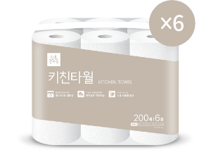 키친타월 6번들 이미지