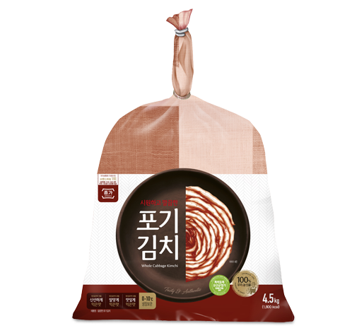 종가 포기김치 4.5kg 상품 이미지